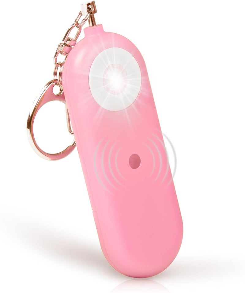 MtMinn Personal Safety Alarm for Women - 130dB Self Defense Keychains Siren Whistle, Replaceable Battery with SOS LED Strobe Light - Emergency Security Safe Protection Devices for Kids Elderly - Image 1